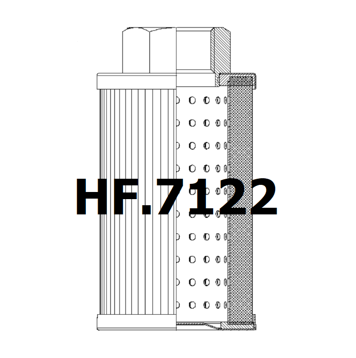 Side of Hitzmann CS8L40 - Hydraulic Filter