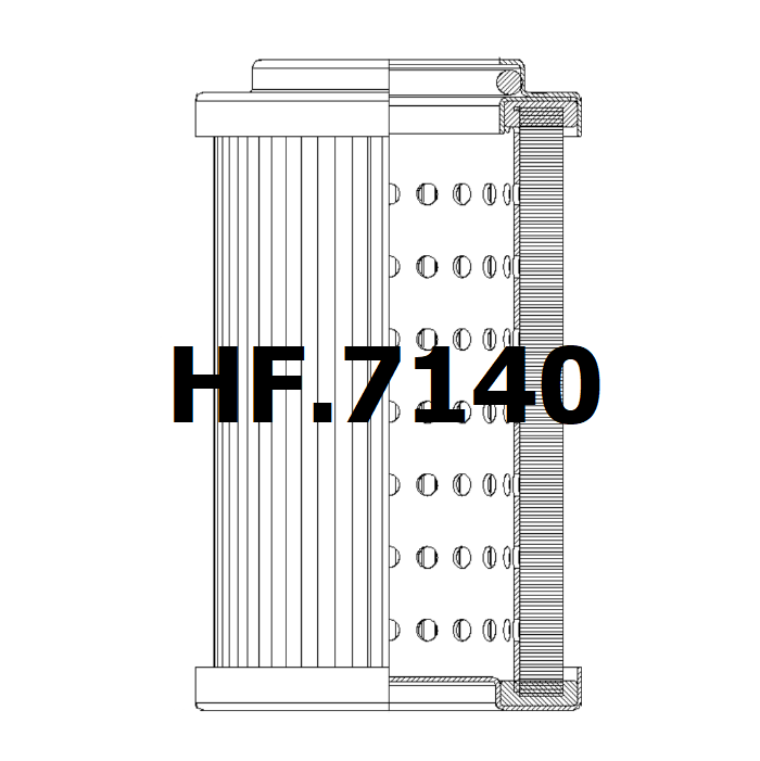 Side of Hitzmann SD500V40 - Filtro Hidráulico