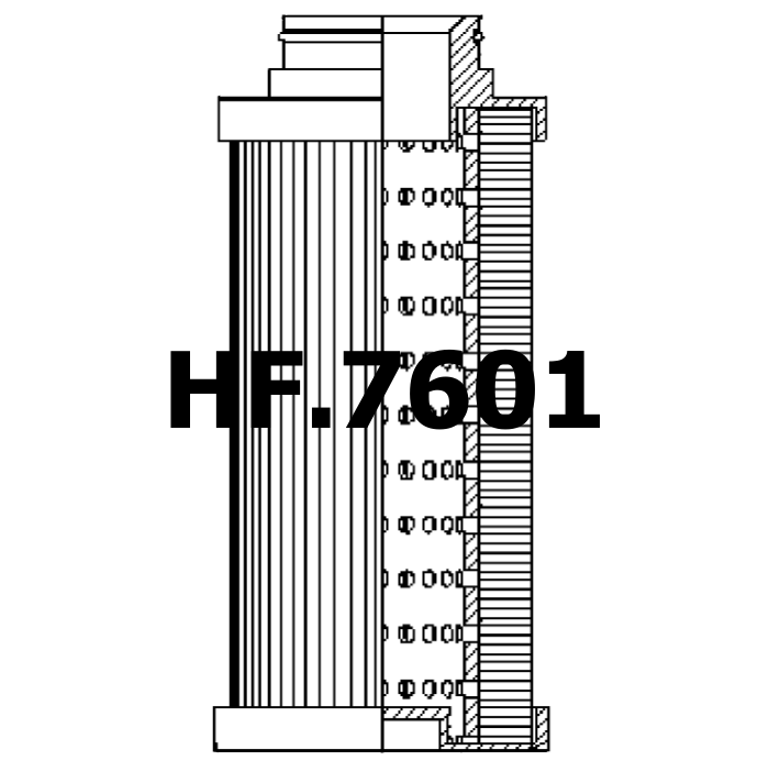 Side of Hy-Pro HP171L53MV - Hydraulic Filter