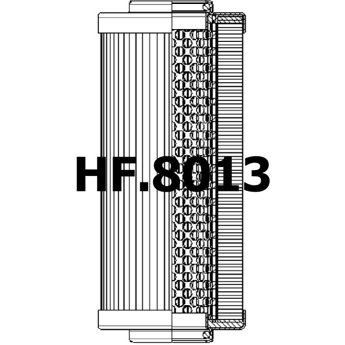 Side of Hy-Pro HP80L46MVDOE - Hydraulic Filter