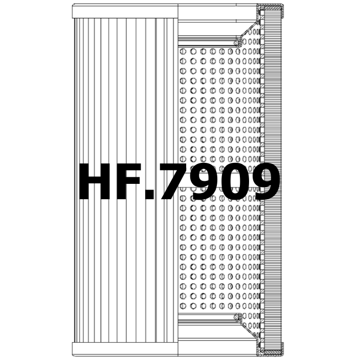 Side of Hy-Pro HP84L166MV - Hydraulic Filter