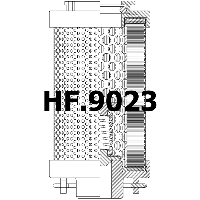 Side of Hydac 0030R010BN - Hydraulic Filter