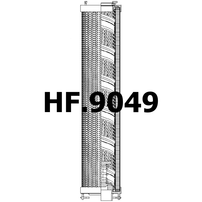 Side of Hydac 0075R005BN4HC - Hydraulic Filter