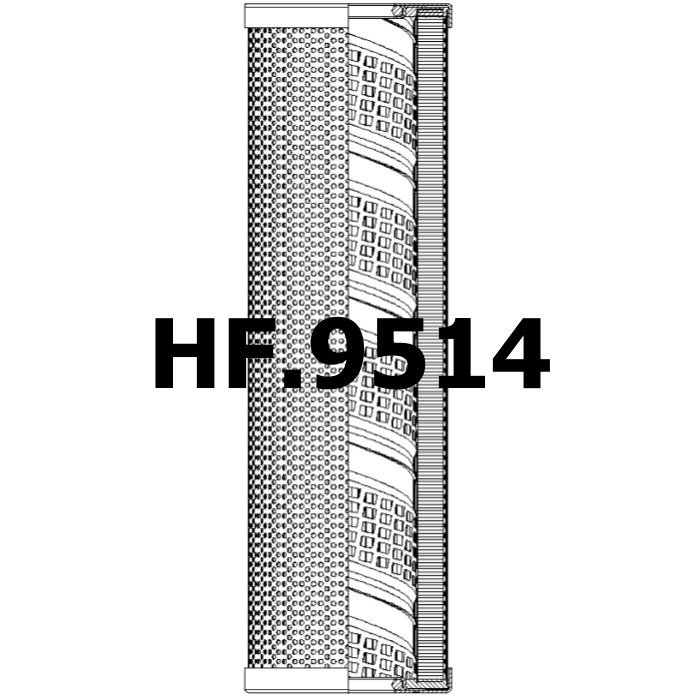Side of Hydac 0100RK010BN3HC - Hydraulic Filter