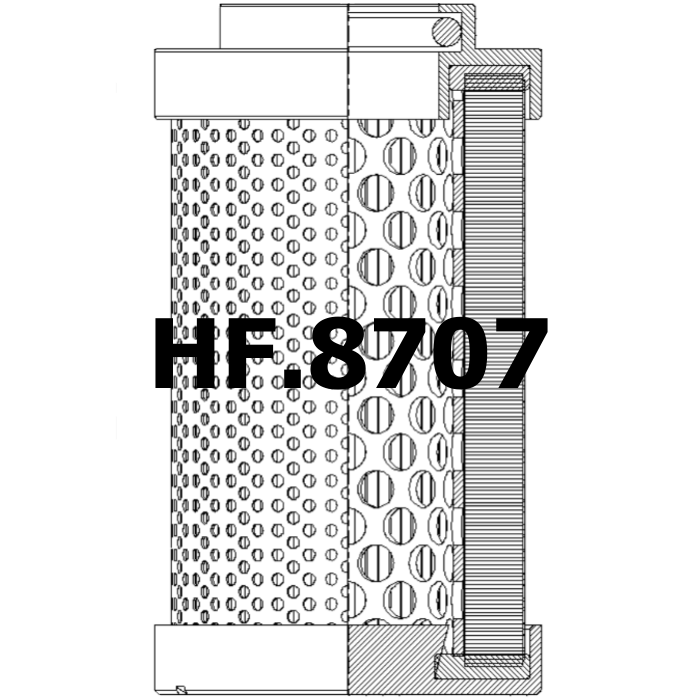 Side of Hydac 0140D005BHHC - Hydraulikfilter