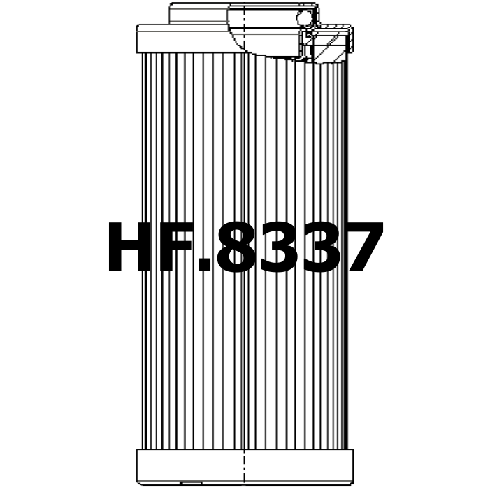 Side of Hydac 0160DN003BH - Hydraulic Filter