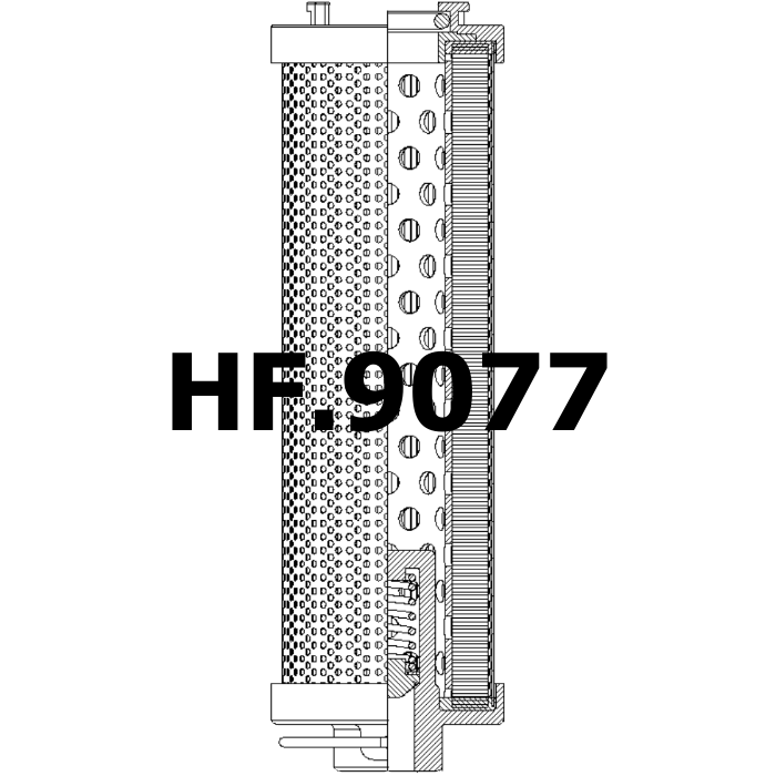 Side of Hydac 0160R010BN3HCV - Hydraulic Filter