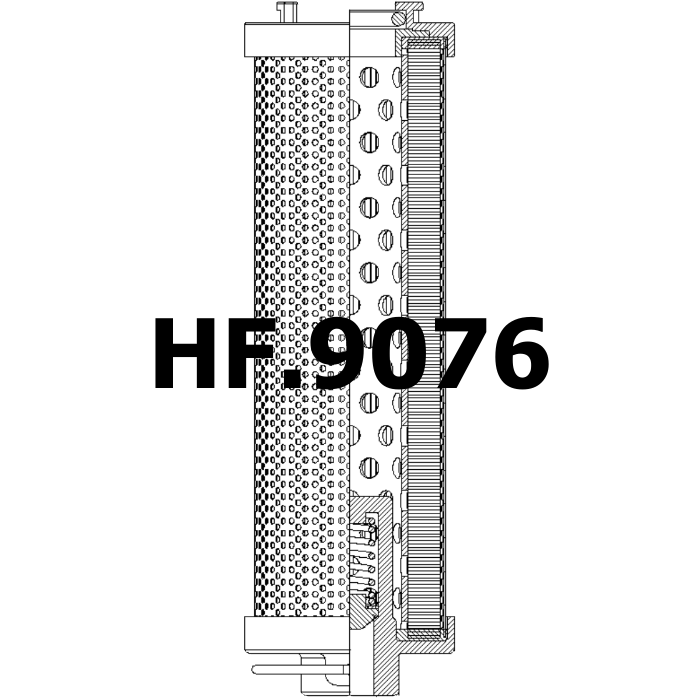 Side of Hydac 0160R010BN4HC - Hydraulic Filter