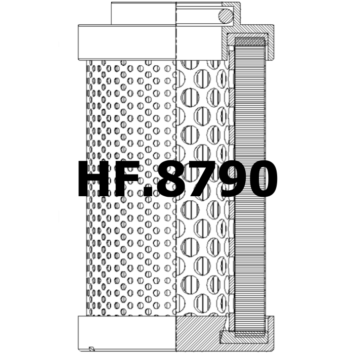 Side of Hydac 0240D005BNHC2V - Hydraulic Filter