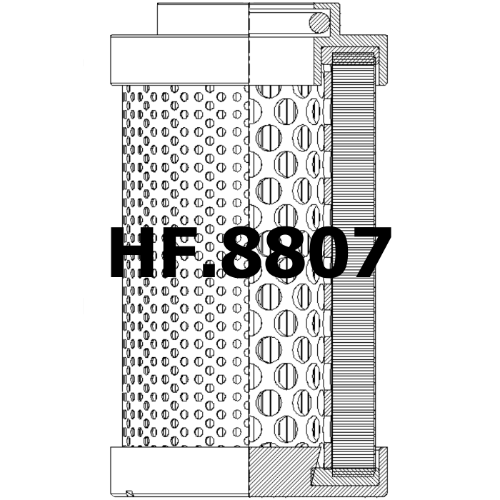 Side of Hydac 0240D020ONVPS - Hydraulic Filter