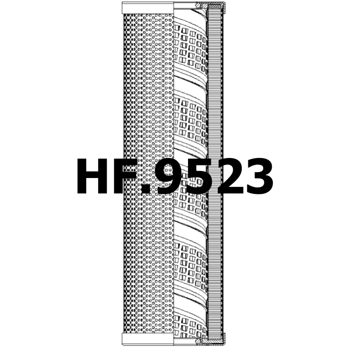 Side of Hydac 0300RK010BN3HC - Filtro idraulico