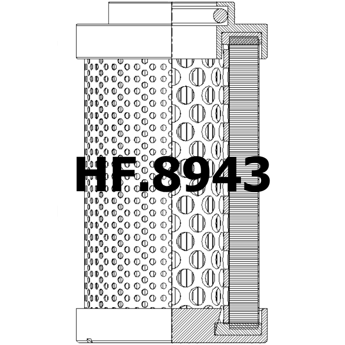 Side of Hydac 0660D020BH3HC - Hydraulic Filter