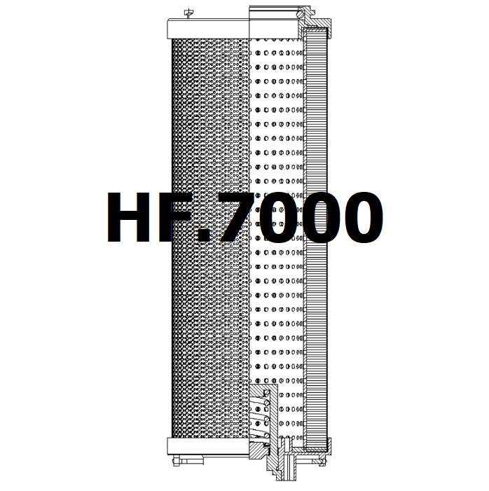 Side of Hydac 0850 R010 ON - Hydraulic Filter