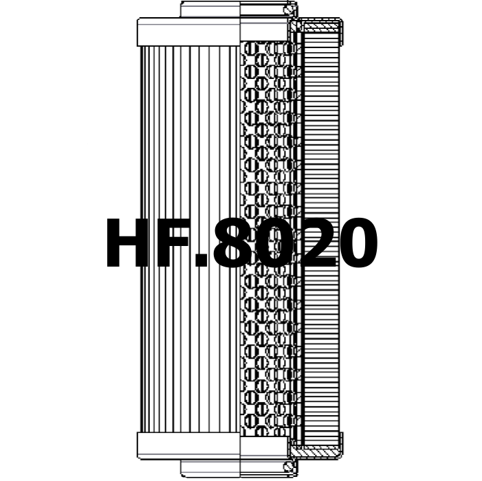 Side of Hydac 10508R06BN - Filtro idraulico