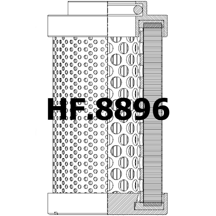 Side of Hydac 1253096 - Hydraulic Filter