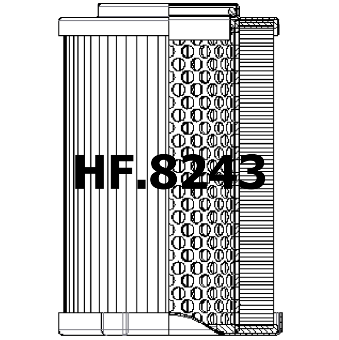 Side of Hydac 1262441 - Hydraulic Filter