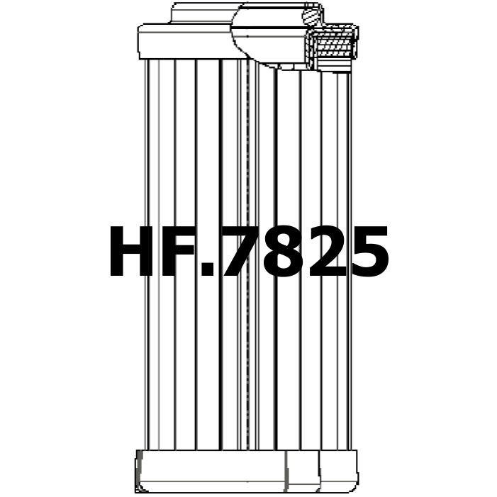 Side of Hydac 2005D03BN - Hydraulikfilter