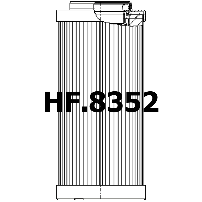 Side of Hydac 319498 - Hydraulic Filter
