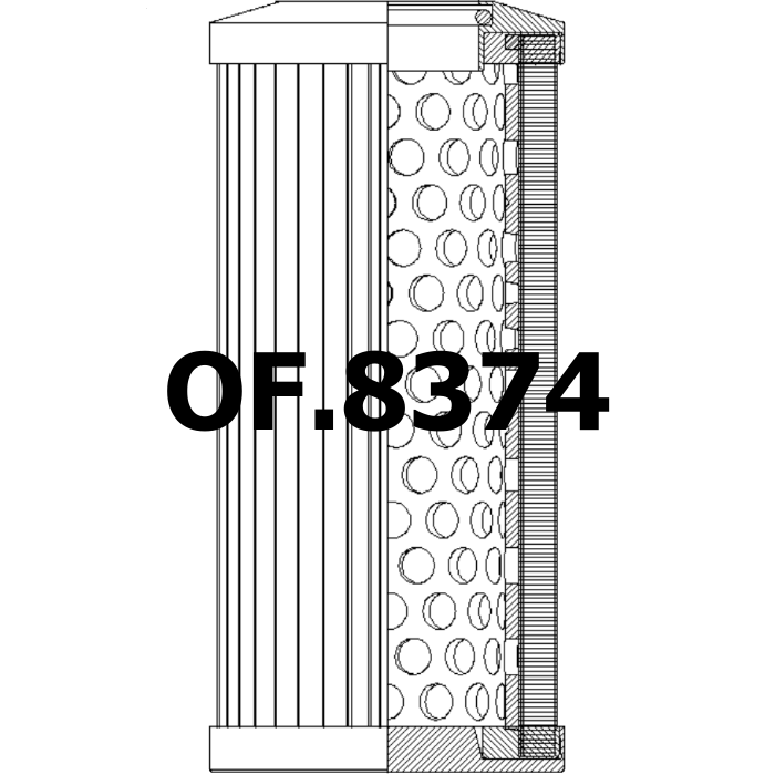 Side of Hydac 3833D10BHK - Oil Filter