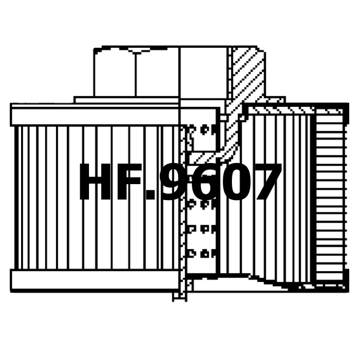 Side of Ikron HHB21022 - Filtre hydraulique