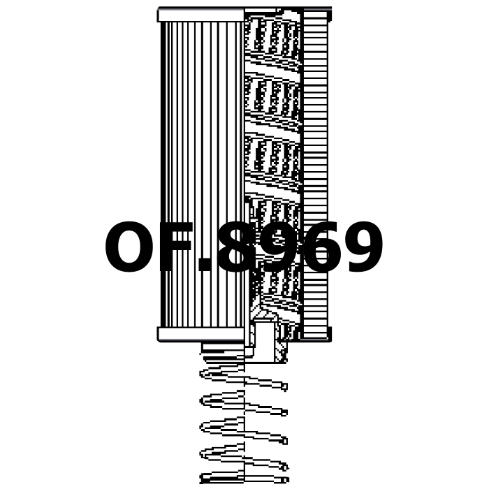 Side of Ikron HHC01377 - Filtro olio