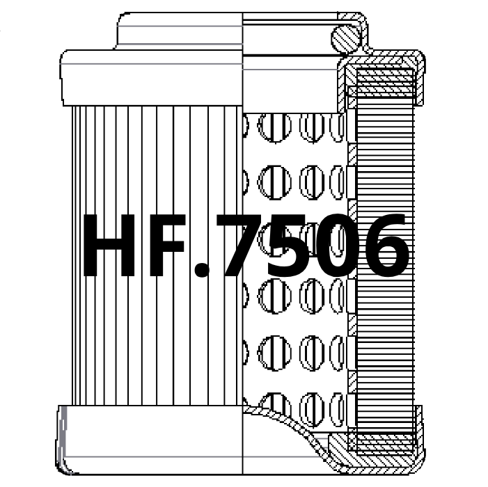 Side of Ikron HHC01934 - Filtro idraulico
