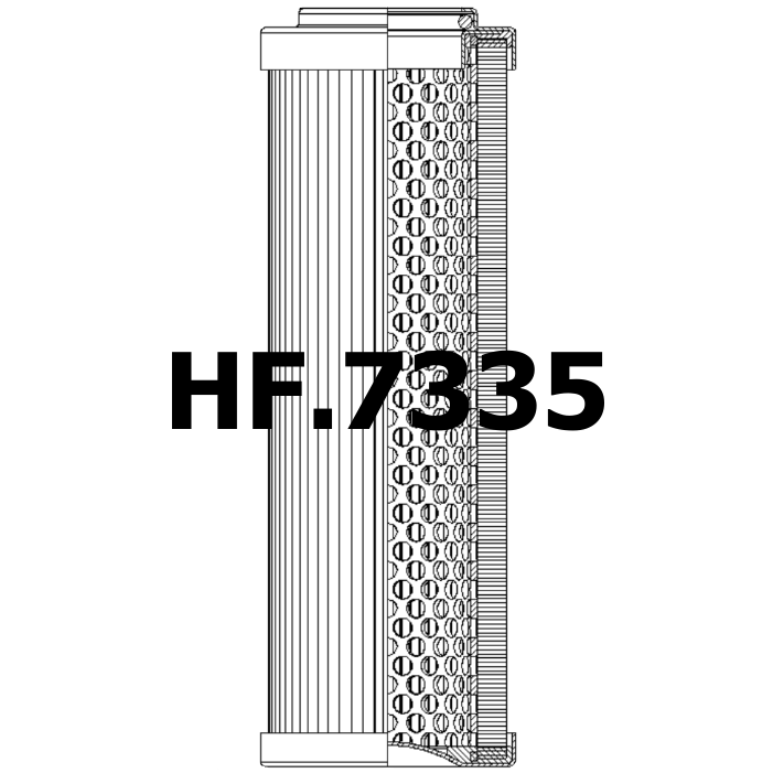 Side of Eaton-Internormen 01E45010VG30EP - Hydraulic Filter
