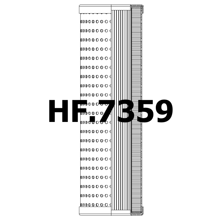 Side of Eaton-Internormen 01TS31040GBO - Hydraulic Filter