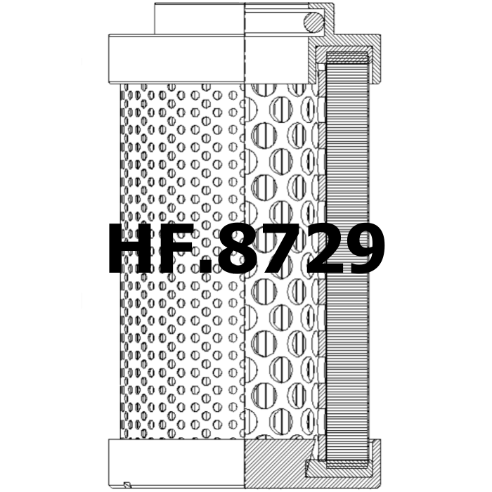 Side of Eaton-Internormen 020160D3VGHRHCEP - Hydraulikfilter