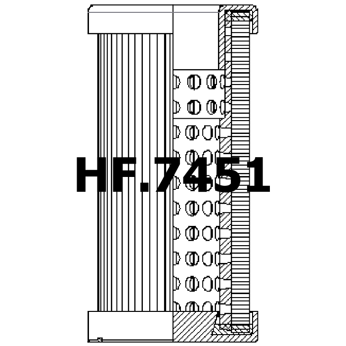 Side of Eaton-Internormen 04PI821125G16EO - Hydraulic Filter