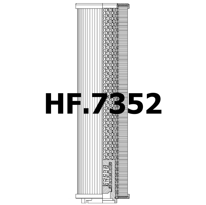 Side of Eaton-Internormen 300296 - Hydraulic Filter