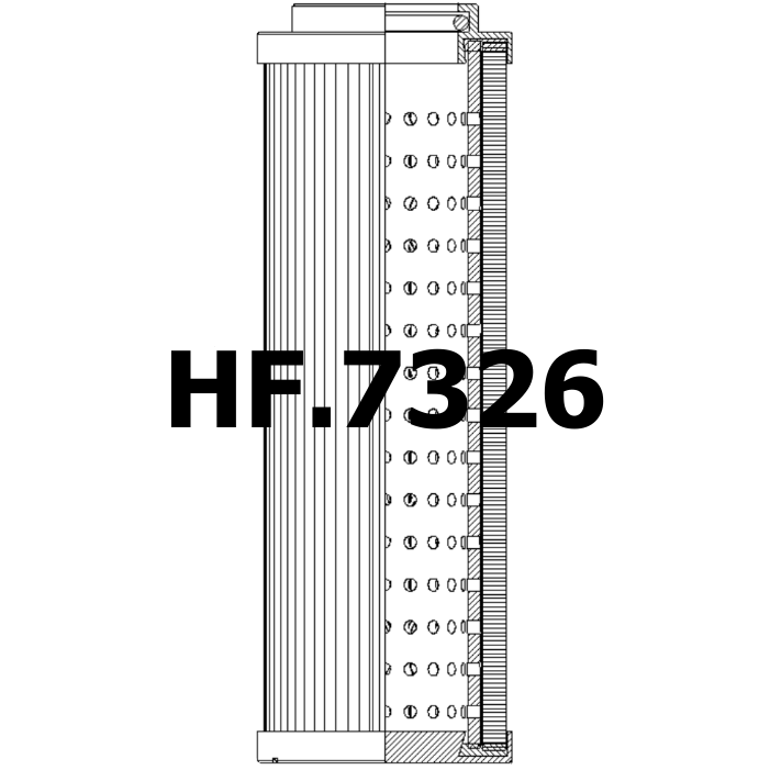 Side of Eaton-Internormen 303093 - Hydraulic Filter
