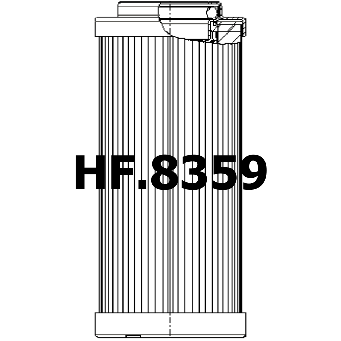 Side of Eaton-Internormen 326124 - Hydraulic Filter