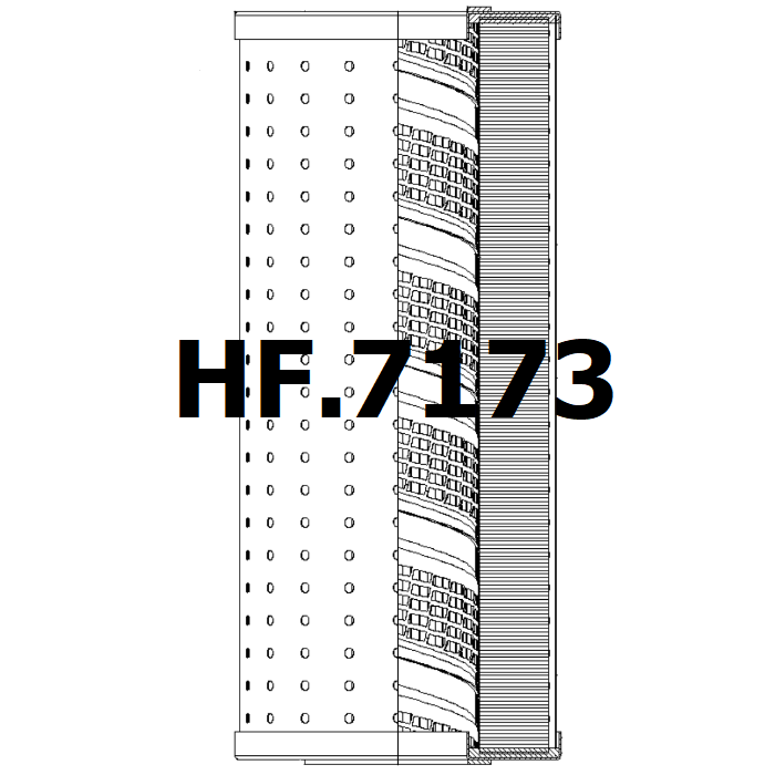 Side of JLG 2120107 - Hydraulic Filter