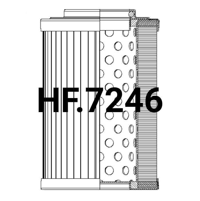 Side of Knecht HX40 - Hydraulic Filter