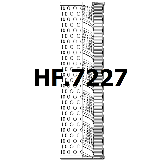 Side of Komatsu 706351100 - Filtro idraulico