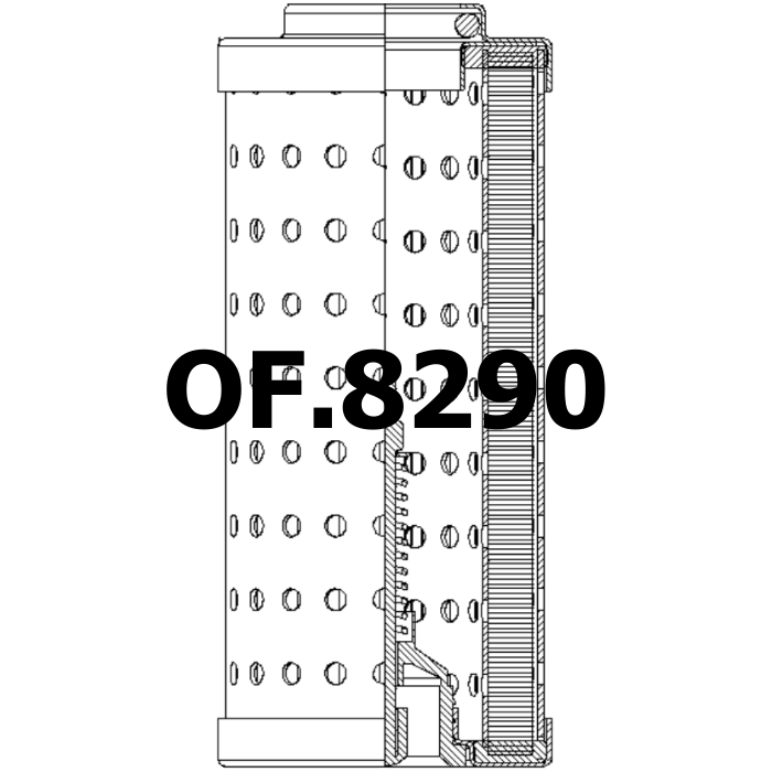 Side of Komatsu 9851644 - Oliefilter
