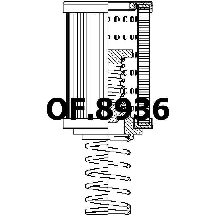 Side of Liebherr 510670108 - Oil Filter