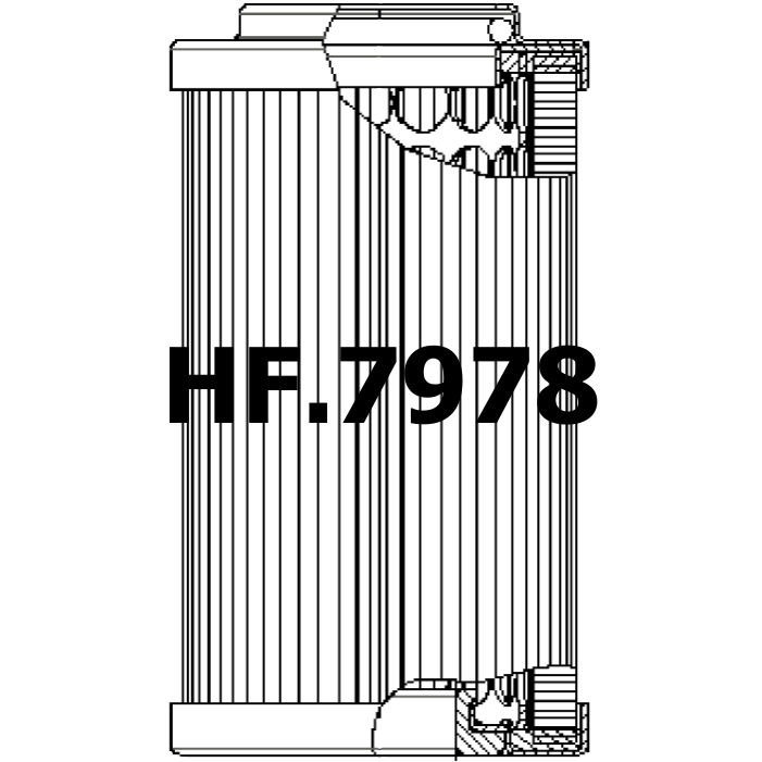 Side of Mahle - Filtration Group 7687163 - Filtro idraulico