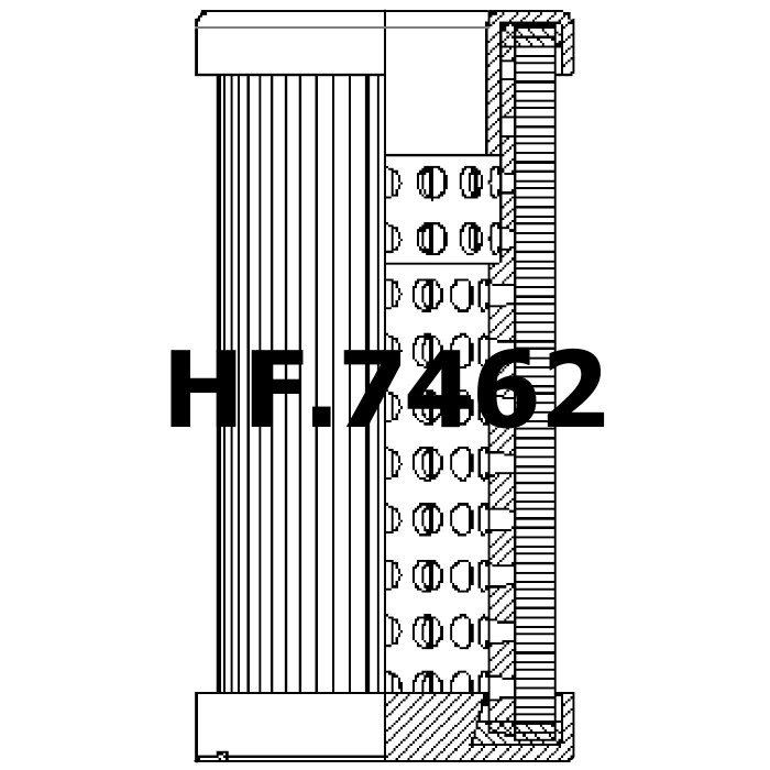 Side of Mahle - Filtration Group 77680226 - Filtro idraulico