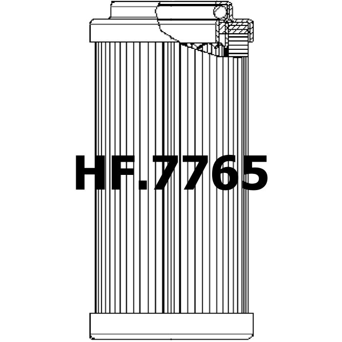 Side of Mahle - Filtration Group 852125MICVST10 - Hydraulic Filter