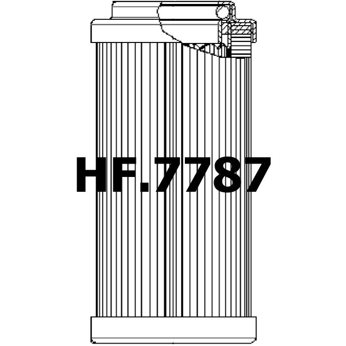 Side of Mahle - Filtration Group 852126DRG40 - Hydraulic Filter