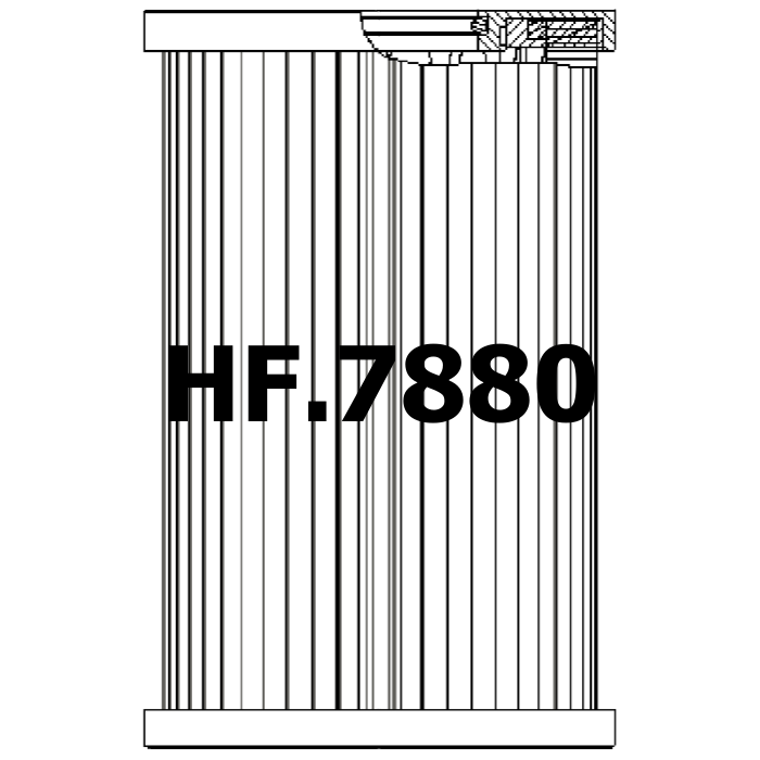 Side of Mahle - Filtration Group 852362SMVST10 - Hydraulic Filter