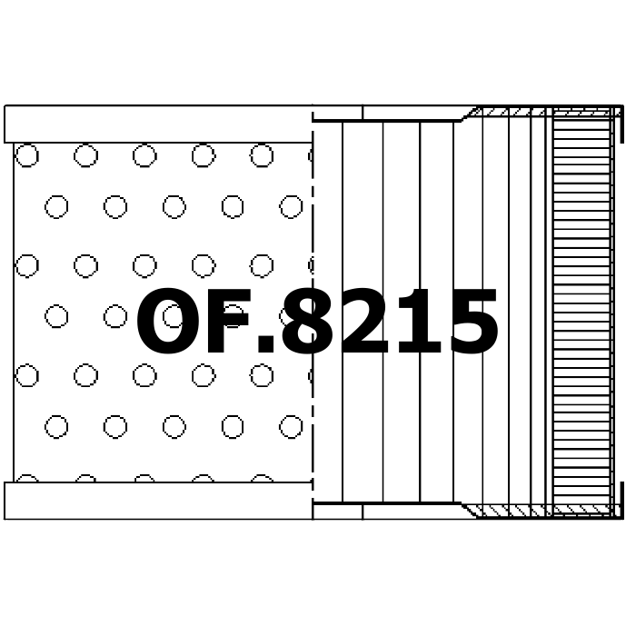 Side of Mahle - Filtration Group BCA607 - Oil Filter