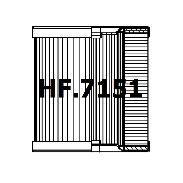 Side of Mahle - Filtration Group CAP421 - Hydraulic Filter