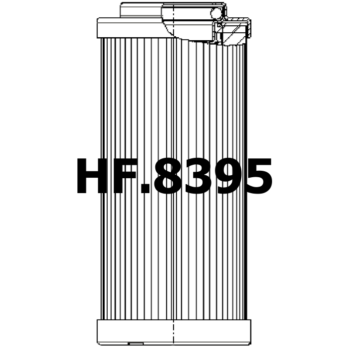 Side of Mahle - Filtration Group PI22100DNSMX6 - Hydraulic Filter