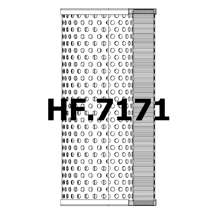 Side of Mann-Filter / Mann & Hummel H12631 - Hydraulic Filter