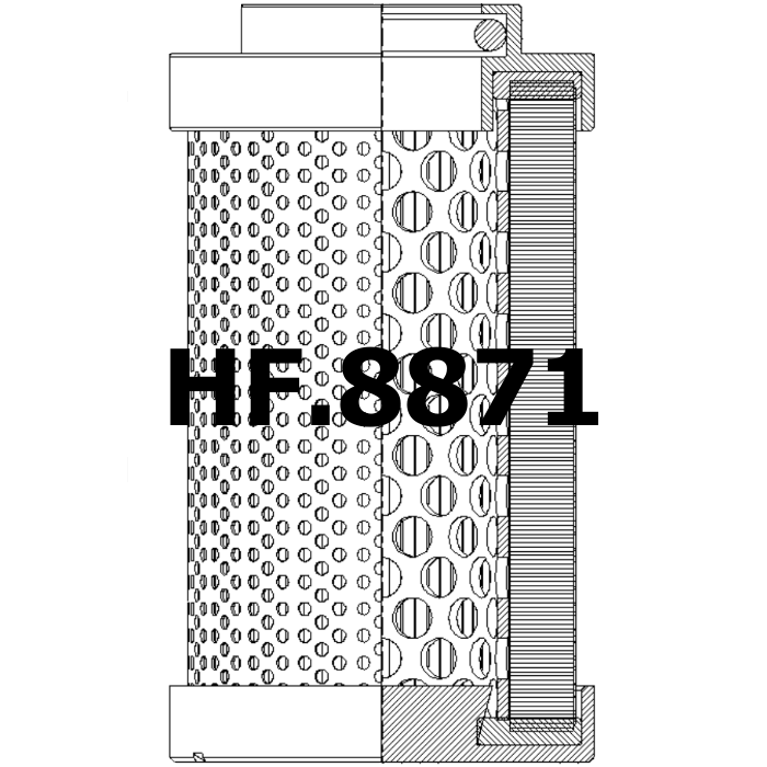 Side of Mann-Filter / Mann & Hummel HD10324 - Hydraulic Filter