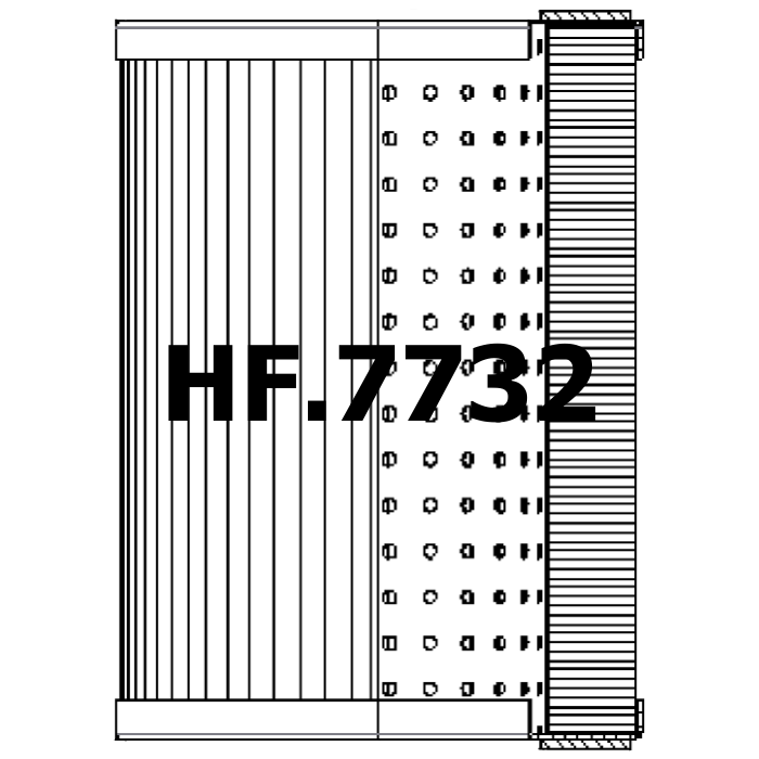 Side of Mann-Filter / Mann & Hummel HD15853 - Hydraulikfilter