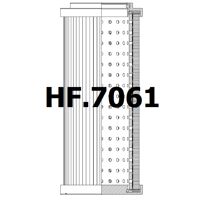 Side of Mann-Filter / Mann & Hummel HD613 - Hydraulic Filter